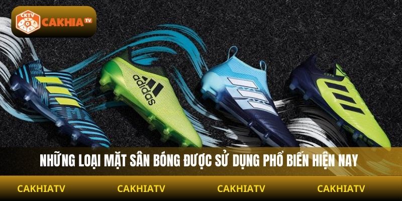 Những loại mặt sân bóng được sử dụng phổ biến hiện nay